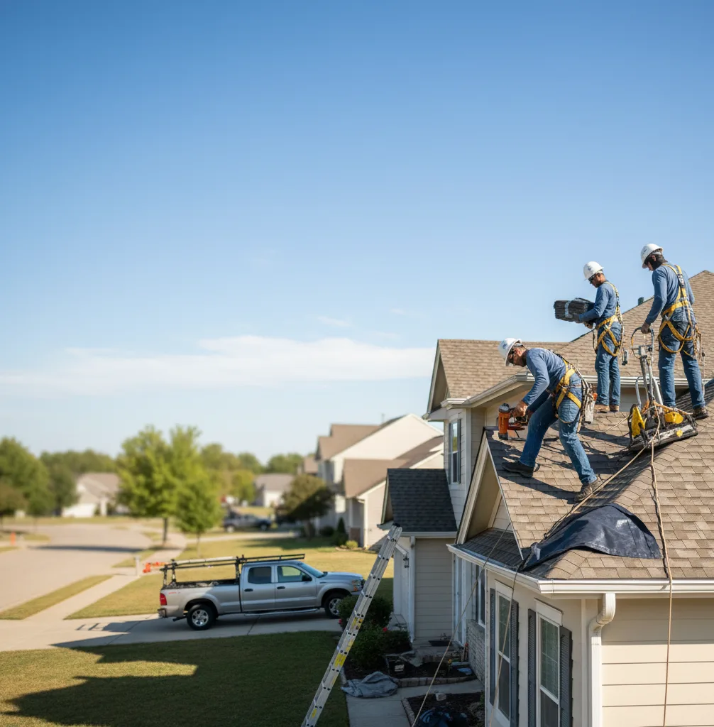 Roof Repair in Hobbsville